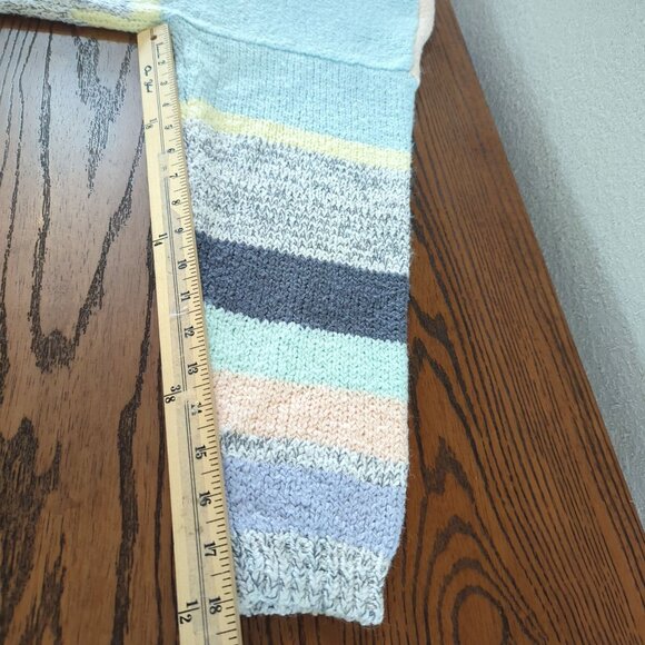 Vintage One Step Up Chevron Pattern Sweater Medium Acrylic Knit - Picture 12 of 13